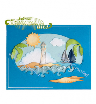 457.859 - Leane Creatief - Lea’bilitie Diorama Bord de la mer - Mer / plage - Detail 1