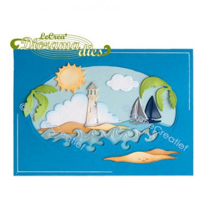 457.859 - Leane Creatief - Lea’bilitie Diorama Bord de la mer - Mer / plage - Detail 2