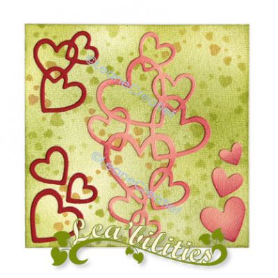 457.866 - Leane Creatief - Lea’bilitie Ornements de cœur - Armour - Detail 2