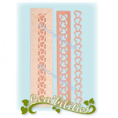 457.880 - Leane Creatief - Lea’bilitie Bandes de décoration Cœurs - Matrices generales - Detail 2