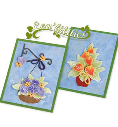 45.9440 - Leane Creatief - Lea’bilitie, Fleurs avec vase et panier - Fleurs - Detail 1