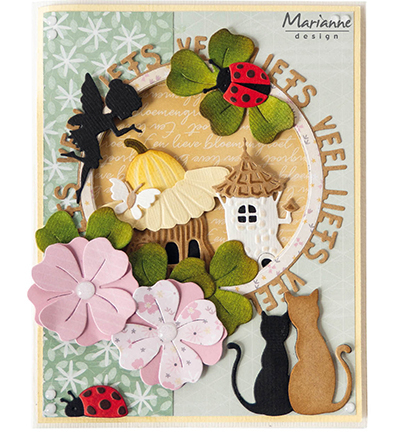 LR0743 - Marianne Design - Silhouette Fairy & Butterflies - Animaux - Detail 3