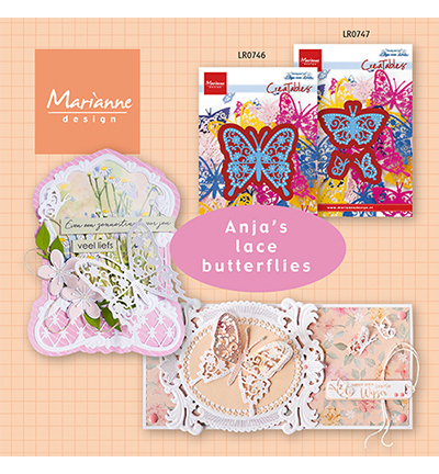 LR0747 - Marianne Design - Anja's Butterfly set - Papillons, insectes - Detail 4