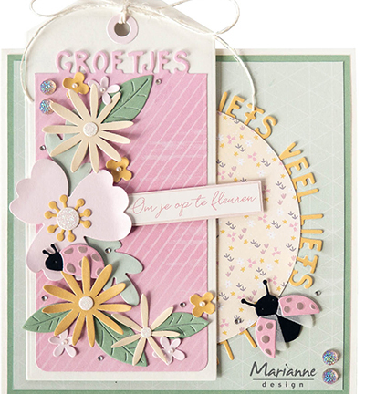 CR1575 - Marianne Design - Veel liefs cirkel by Marleen - Textes - Detail 3