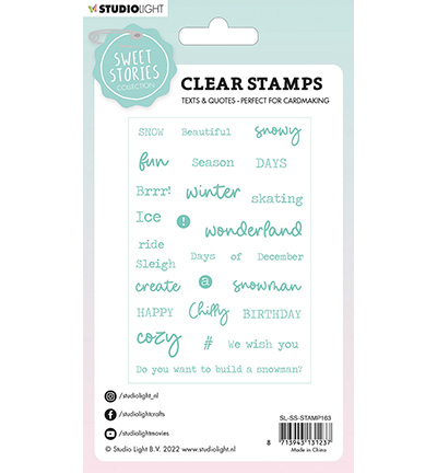 SL-SS-STAMP163 - StudioLight - Quotes small Winter Season Sweet Stories nr.163 - Tampons Studio Light - Detail 1 SL-SS-STAMP163 - StudioLight - Quotes small Winter Season Sweet Stories nr.163 - Tampons Studio Light - Detail 1