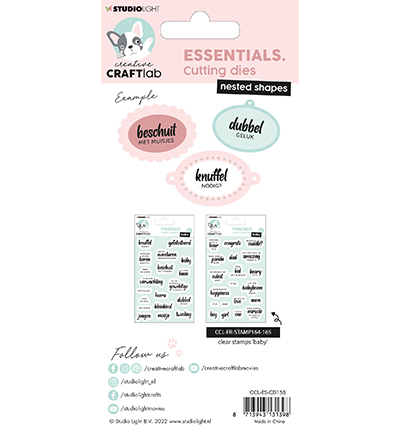 CCL-ES-CD158 - CraftLab - Nested shapes oval Essentials nr.158 - Shapes - Detail 1