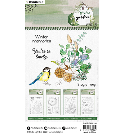SL-WG-STAMP160 - StudioLight - Winter branches Winter Garden nr. 160 - Fleurs - Detail 1
