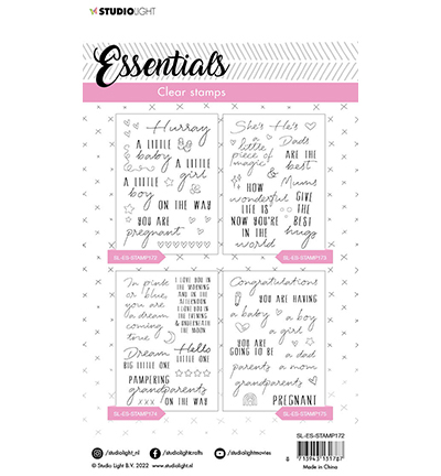SL-ES-STAMP172 - StudioLight - Hurray sentiments Essentials nr.172 - Tampons Essentials - Detail 1 SL-ES-STAMP172 - StudioLight - Hurray sentiments Essentials nr.172 - Tampons Essentials - Detail 1