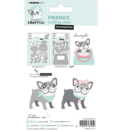 CCL-FR-CD173 - CraftLab - Buddy Accessories Friendz nr.173 - Animaux - Detail 1