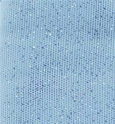 250084-14 - Stafil - Tulle precuts, Glitter sky blue - Paillettés - Detail 1