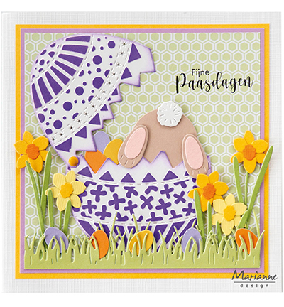 LR0899 - Marianne Design - Bunny pompom - Animaux - Detail 1