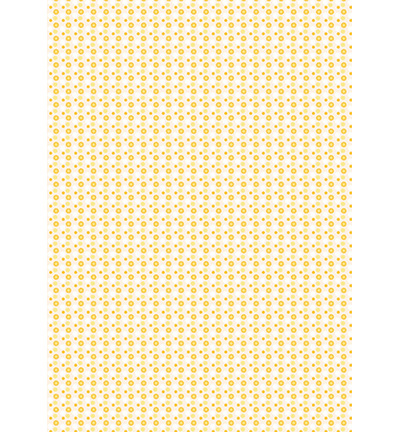 NEVA116 - Nellie's Choice - Yellow flowers - Background Sheet - Detail 1