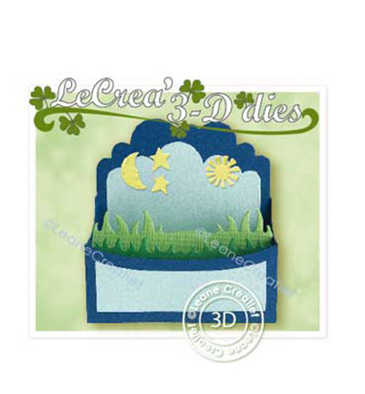 458.627 - Leane Creatief - Lea’bilitie, Diorama boite 3D - Enveloppe, boîte - Detail 2