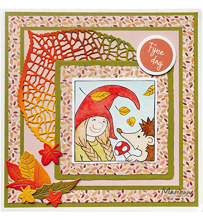 CR1665 - Marianne Design - Tiny's acorn & chestnut - Automne, Halloween - Detail 4