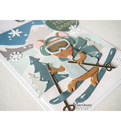 COL1437 - Marianne Design - Eline's mice family - Collectables - Detail 1
