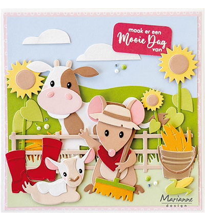 COL1437 - Marianne Design - Eline's mice family - Collectables - Detail 4