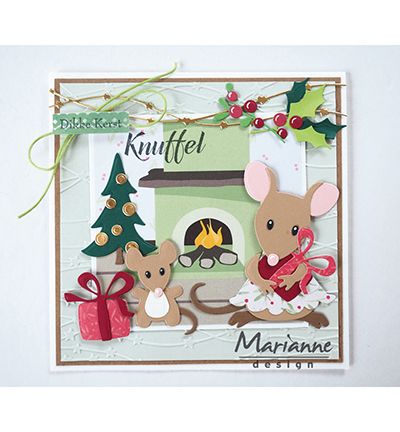 COL1437 - Marianne Design - Eline's mice family - Collectables - Detail 6