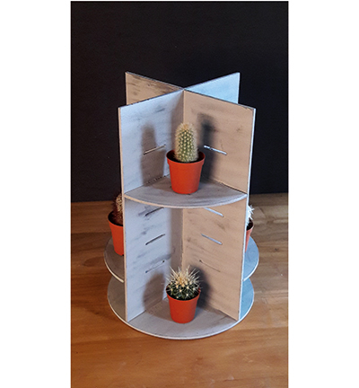 460.423.820 - Pronty - Organizer rond avec 5 étagères - Rangements - Detail 1