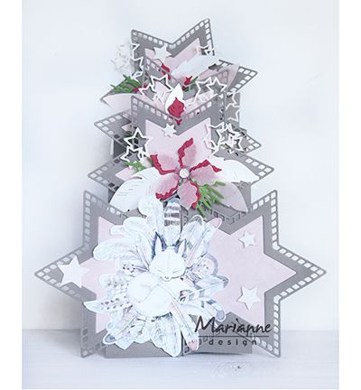 LR0435 - Marianne Design - Petra's Poinsettia - Creatables - Detail 16