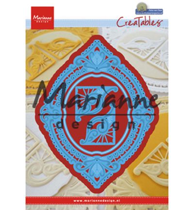 LR0485 - Marianne Design - Petra's oval & corners - Creatables - Detail 5