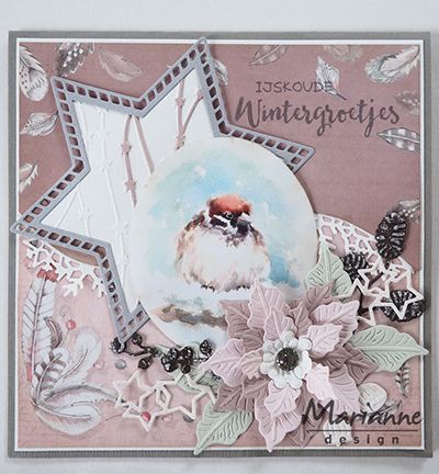 LR0435 - Marianne Design - Petra's Poinsettia - Creatables - Detail 19