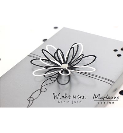 COL1441 - Marianne Design - Giftwrapping - Karin's pins & bows - Collectables - Detail 3