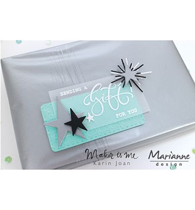 COL1441 - Marianne Design - Giftwrapping - Karin's pins & bows - Collectables - Detail 4
