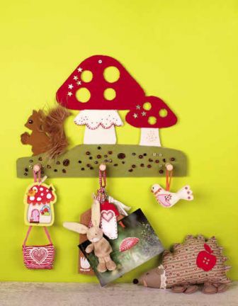 461.674.006 - Pronty - Porte-manteaux champignons - Automne - Detail 1