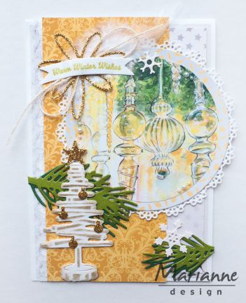 COL1441 - Marianne Design - Giftwrapping - Karin's pins & bows - Collectables - Detail 5