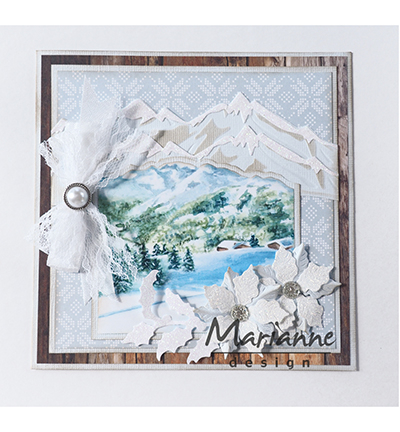 LR0493 - Marianne Design - Horizon snowy mountains - Creatables - Detail 4