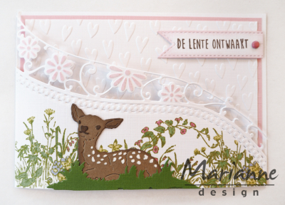 TC0863 - Marianne Design - Tiny's border: meadow - Fleurs - Detail 2