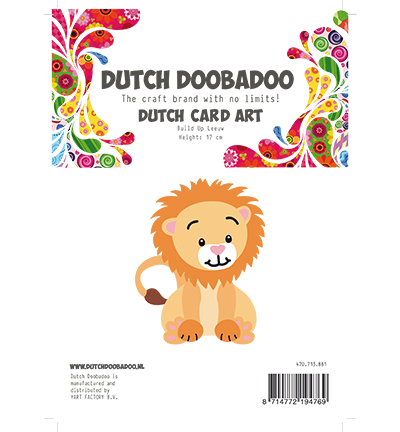470.713.881 - Dutch DooBaDoo - Card Art Built up lion - Collection build-up & 3D - Detail 3 470.713.881 - Dutch DooBaDoo - Card Art Built up lion - Collection build-up & 3D - Detail 3