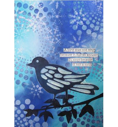 470.715.807 - Dutch DooBaDoo - Stencil Art Oiseaux - Collection stencil art - Detail 1 470.715.807 - Dutch DooBaDoo - Stencil Art Oiseaux - Collection stencil art - Detail 1