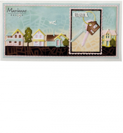 LR0523 - Marianne Design - Key ring - Creatables - Detail 2