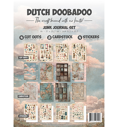 472.996.001 - Dutch DooBaDoo - Junk Journal Set Whispers of Words - Junk journal - Detail 1 472.996.001 - Dutch DooBaDoo - Junk Journal Set Whispers of Words - Junk journal - Detail 1