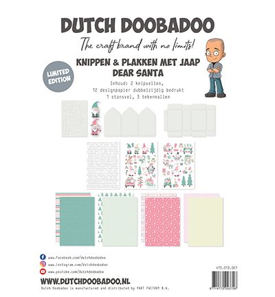 473.013.001 - Dutch DooBaDoo - Kit 001 Dear Santa découper et coller avec Jaap - Couper et coller avec Jaap - Detail 4