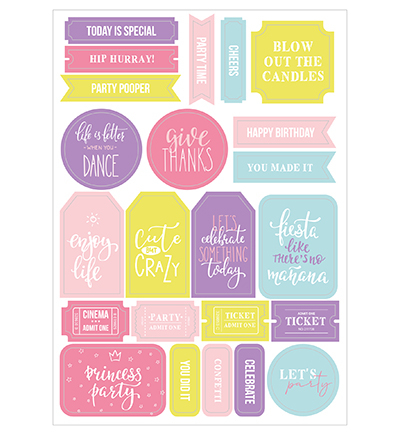 474.007.018 - Dutch DooBaDoo - Stansvel Get this party started - Collection die-cuts - Detail 1 474.007.018 - Dutch DooBaDoo - Stansvel Get this party started - Collection die-cuts - Detail 1