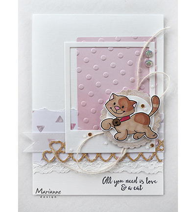 COL1454 - Marianne Design - Eline's kitten - Collectables - Detail 1