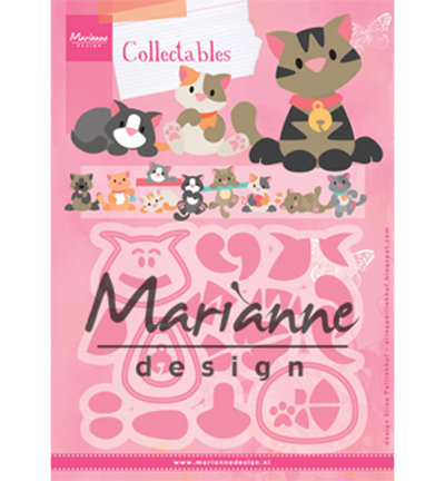 COL1454 - Marianne Design - Eline's kitten - Collectables - Detail 3
