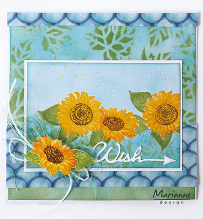 TC0865 - Marianne Design - Tiny's layered Sunflower - Fleurs - Detail 2