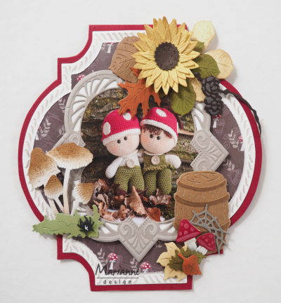 LR0621 - Marianne Design - Tiny's Leaves - Fleurs - Detail 3
