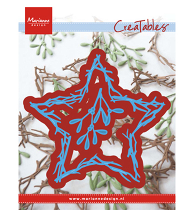 LR0551 - Marianne Design - Nature star - Noël, hiver - Detail 2