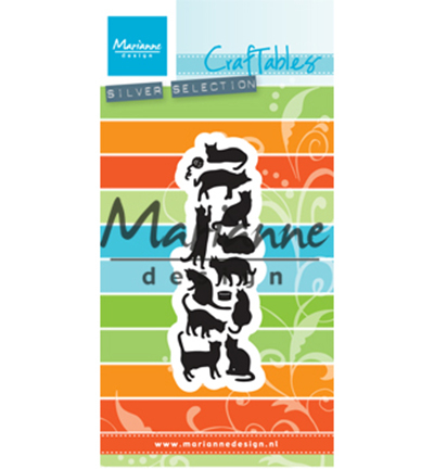 CR1451 - Marianne Design - Punch die: Cats - Animaux - Detail 1
