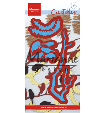 LR0558 - Marianne Design - Tiny's peanut garland and branch - Arbres, Plantes - Detail 3