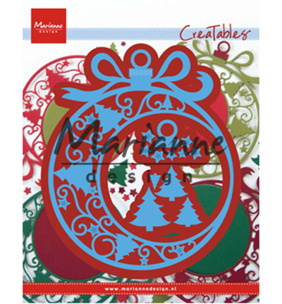 LR0560 - Marianne Design - Christmas ornament (L) - Creatables - Detail 5