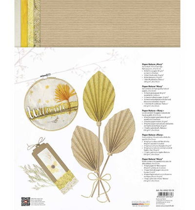 61620001 - Ursus - Papier Nature, Mary , 11 feuilles - Nature du papier - Detail 1