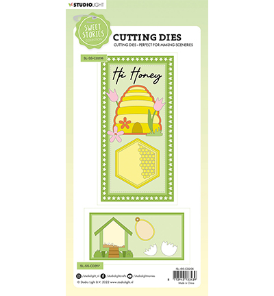 SL-SS-CD206 - StudioLight - Slimline Beehive Sweet Stories nr.206 - Jardin - Detail 2