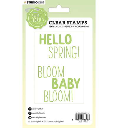 SL-SS-STAMP214 - StudioLight - Quotes large Hello Spring Sweet Stories nr.214 - Textes - Detail 4