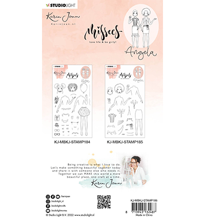 KJ-MBKJ-STAMP185 - Karin Joan - Angela Missees nr.185 - Gens - Detail 1