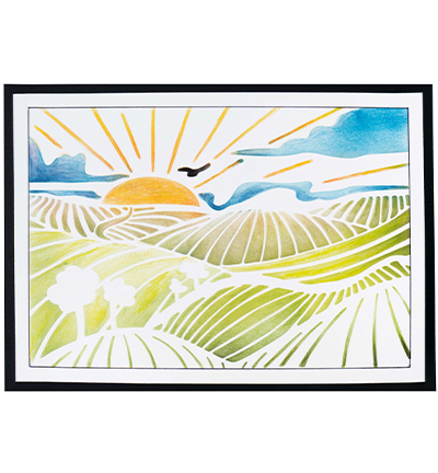 SL-ES-MASK106 - StudioLight - Sunset landscape Essentials nr.106 - Ciel, paysage, horizon - Detail 2